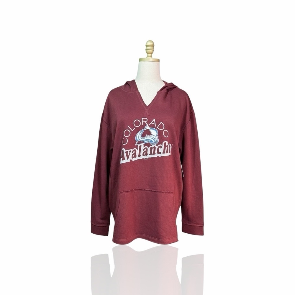 NWT NHL Colorado Avalanche Officially Licensed Fleece Lined Hoodie Size Small